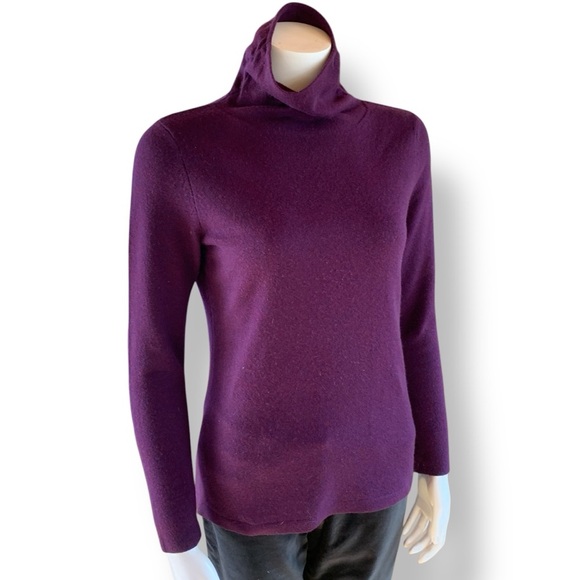 Nordstrom Collection cashmere funnel neck sweater size XS - Picture 1 of 8